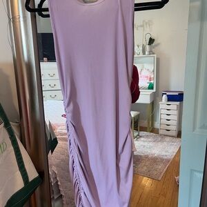 SHEIN Backless Dress in Elegant Lavender